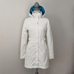 Lululemon Apex parka long winter jacket coat white